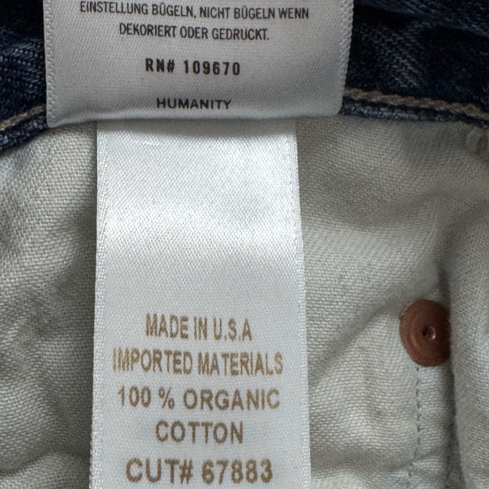 Citizens Of Humanity Wide Leg Blue Denim Jeans - Picture 11 of 13